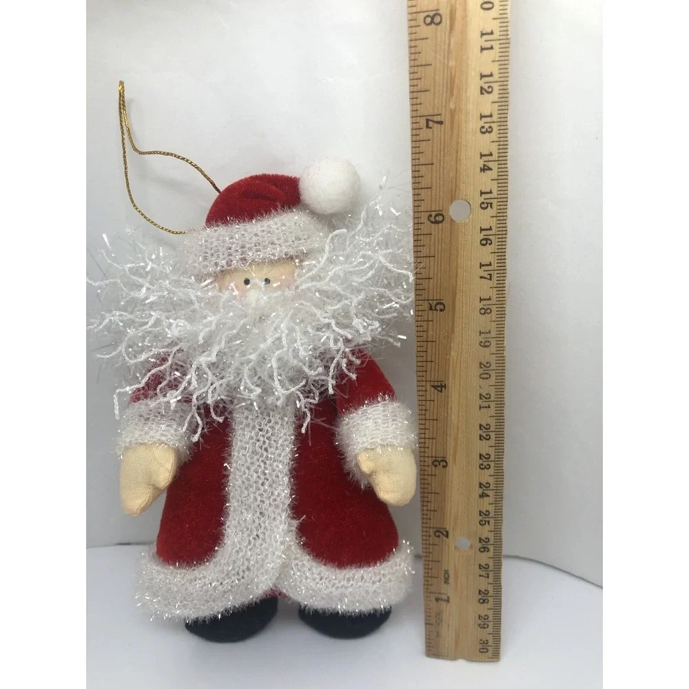 Plush Santa Claus Ornament 6